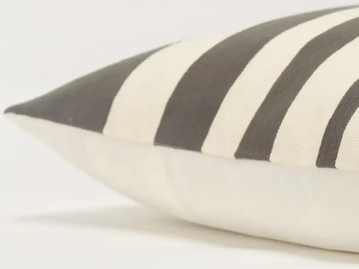 stripe ivory Pillow