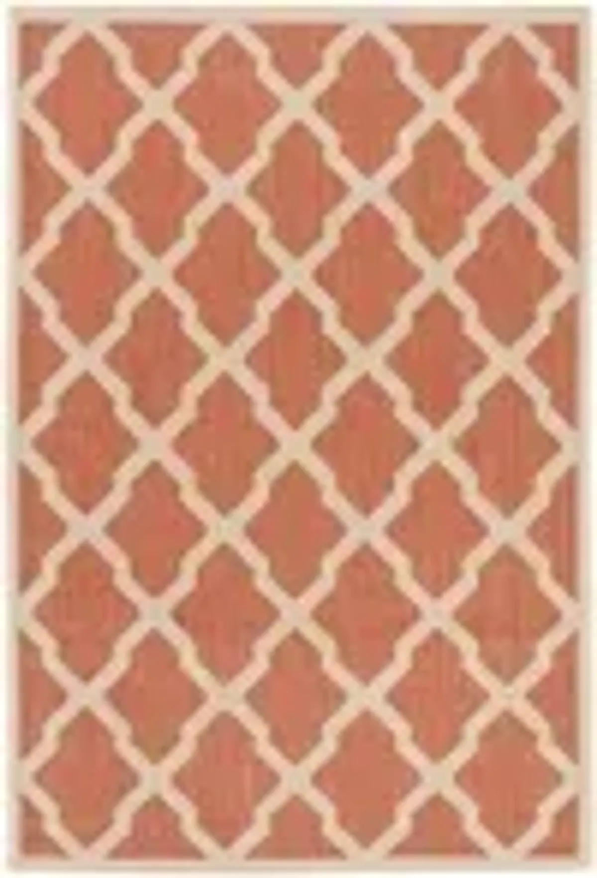 LINDEN 122 Red  5'-3' X 7'-6' Medium Rectangle Rug