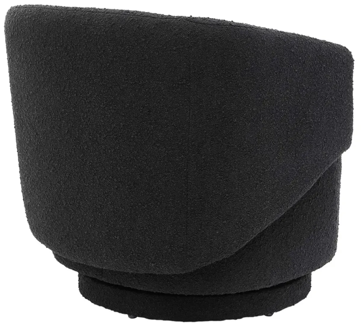 Celestia Boucle Fabric Swivel Chair