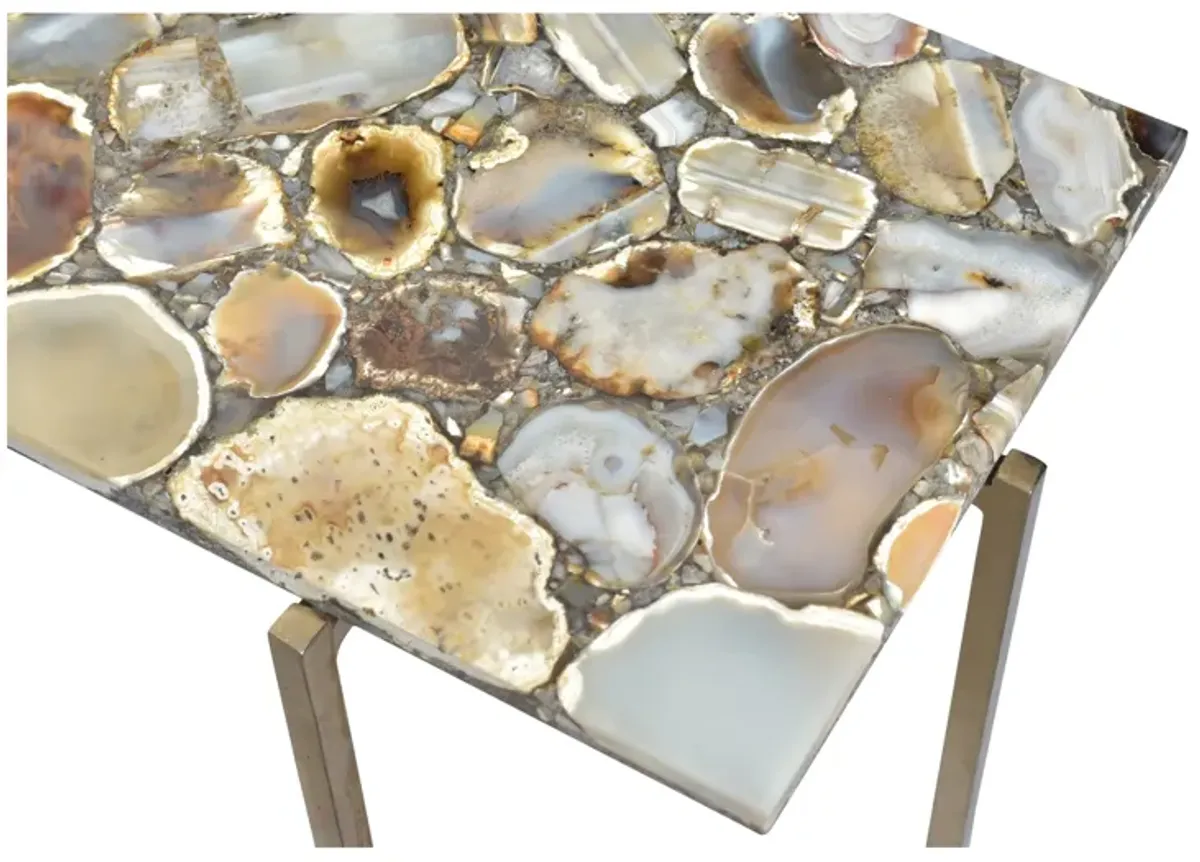 AGATE CONSOLE TABLE