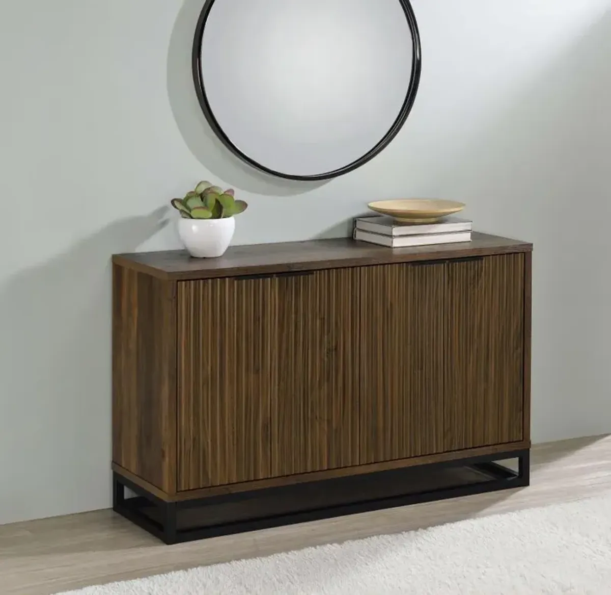 Aaron 4-Door Accent Cabinet