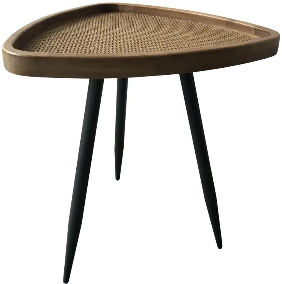 Rollo Rattan Side Table