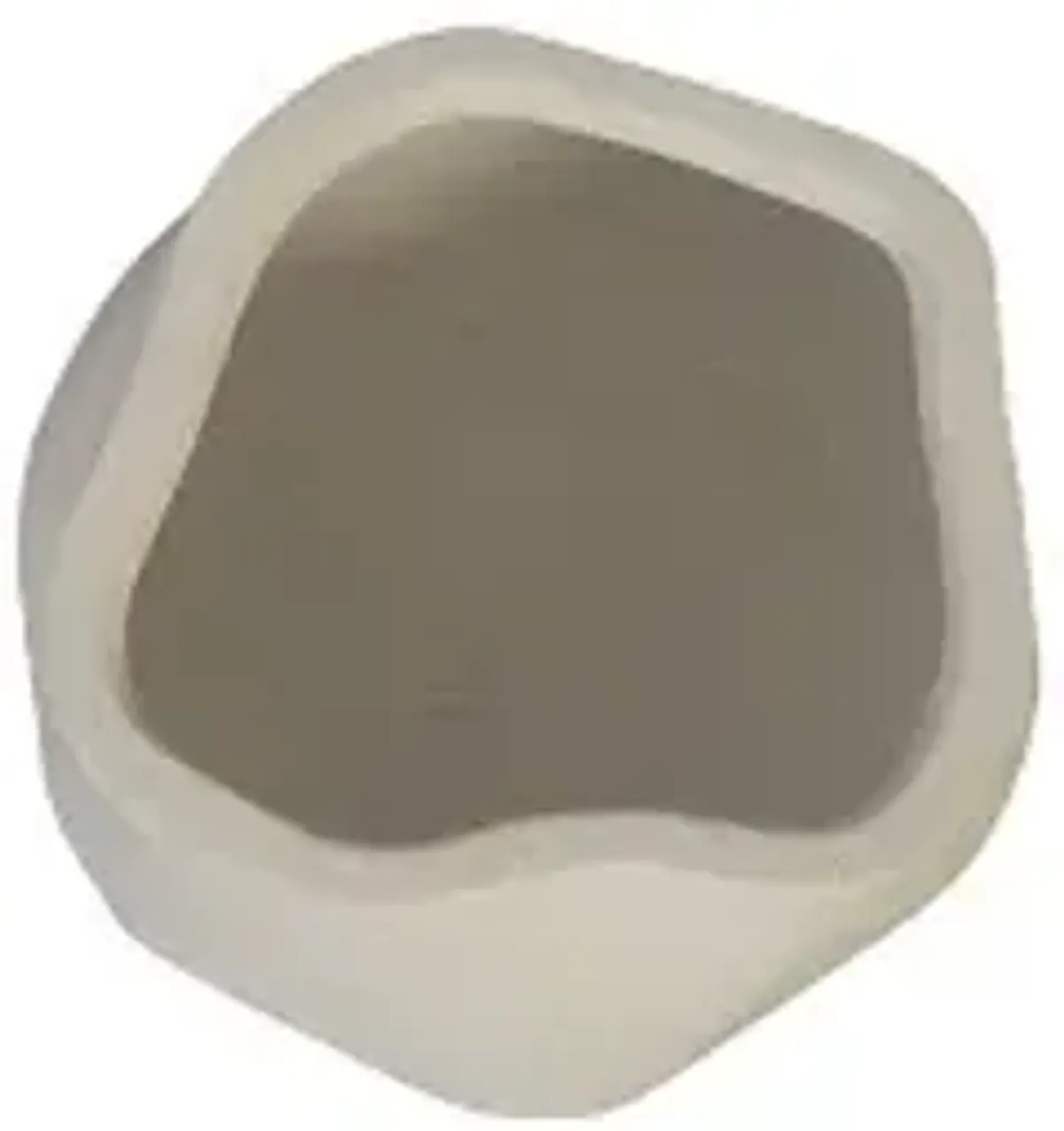 claire planter, small, white