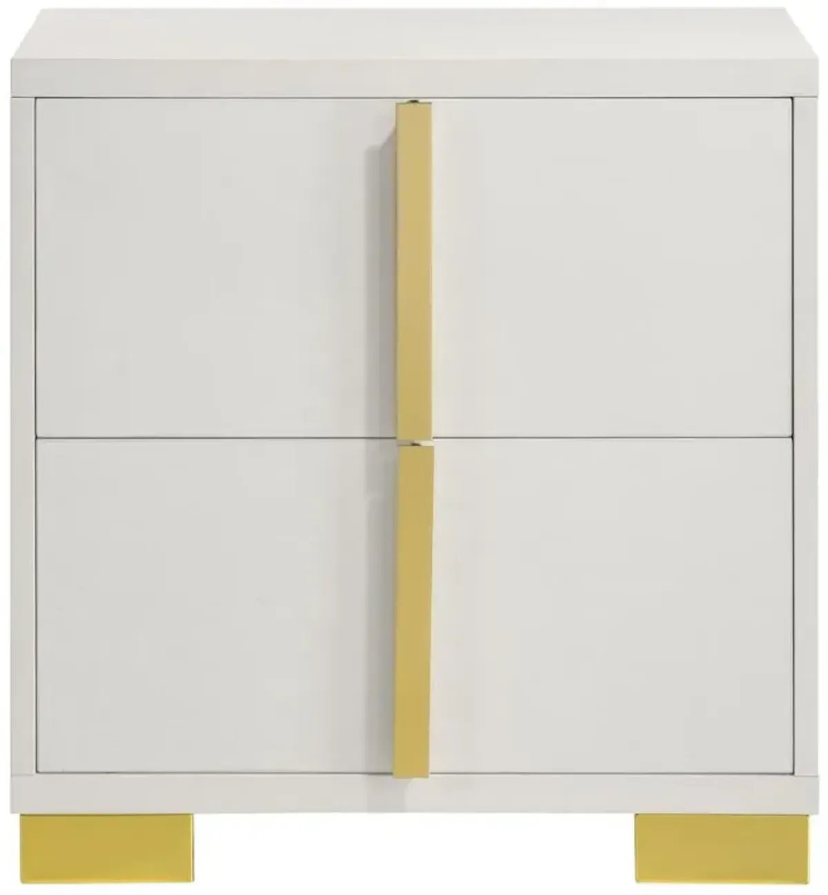 Marceline 4-piece Twin Bedroom Set with LED Headboard White