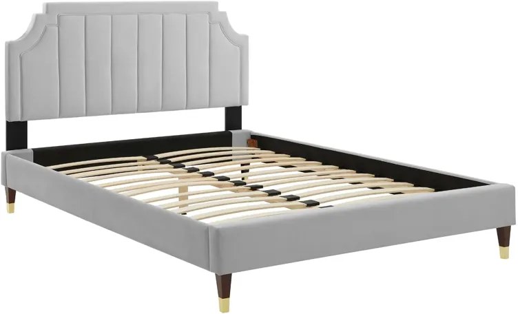 Sienna Performance Velvet Full Platform Bed