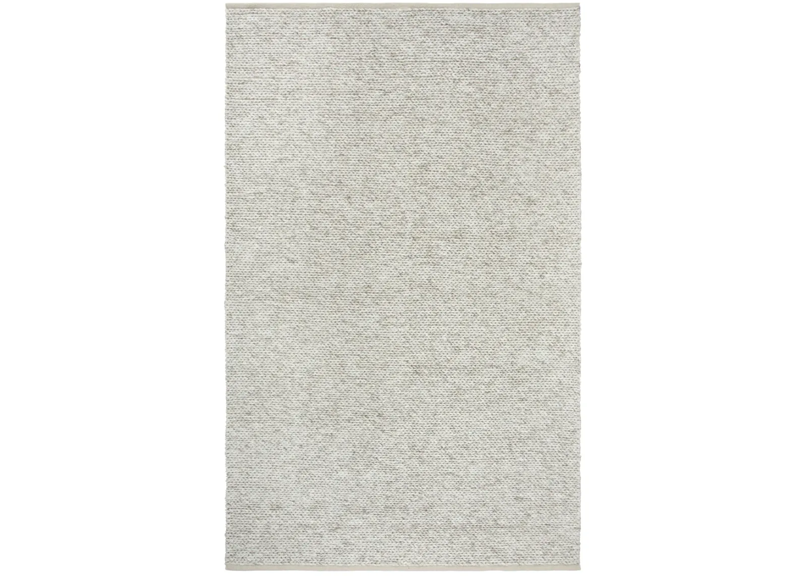 Ewe Complete me Beige Woven Wool/Polyester 8' x 10' Rectangle Rug