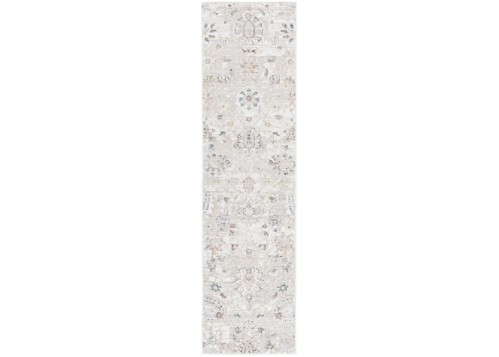 RANA 104 IVORY  2'-2' x 8' Runner Rug