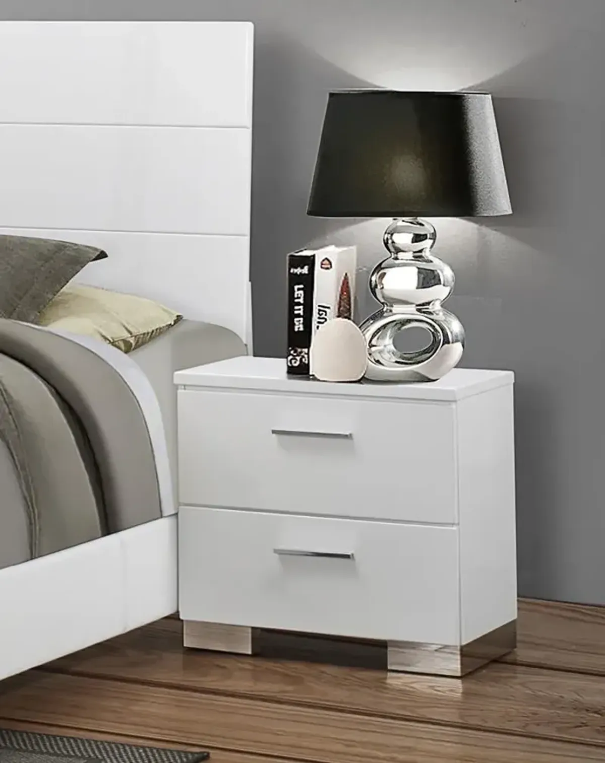 Felicity 2-Drawer Nightstand