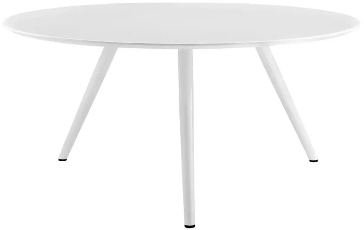 Lippa 60" Round Wood Top Dining Table with Tripod Base