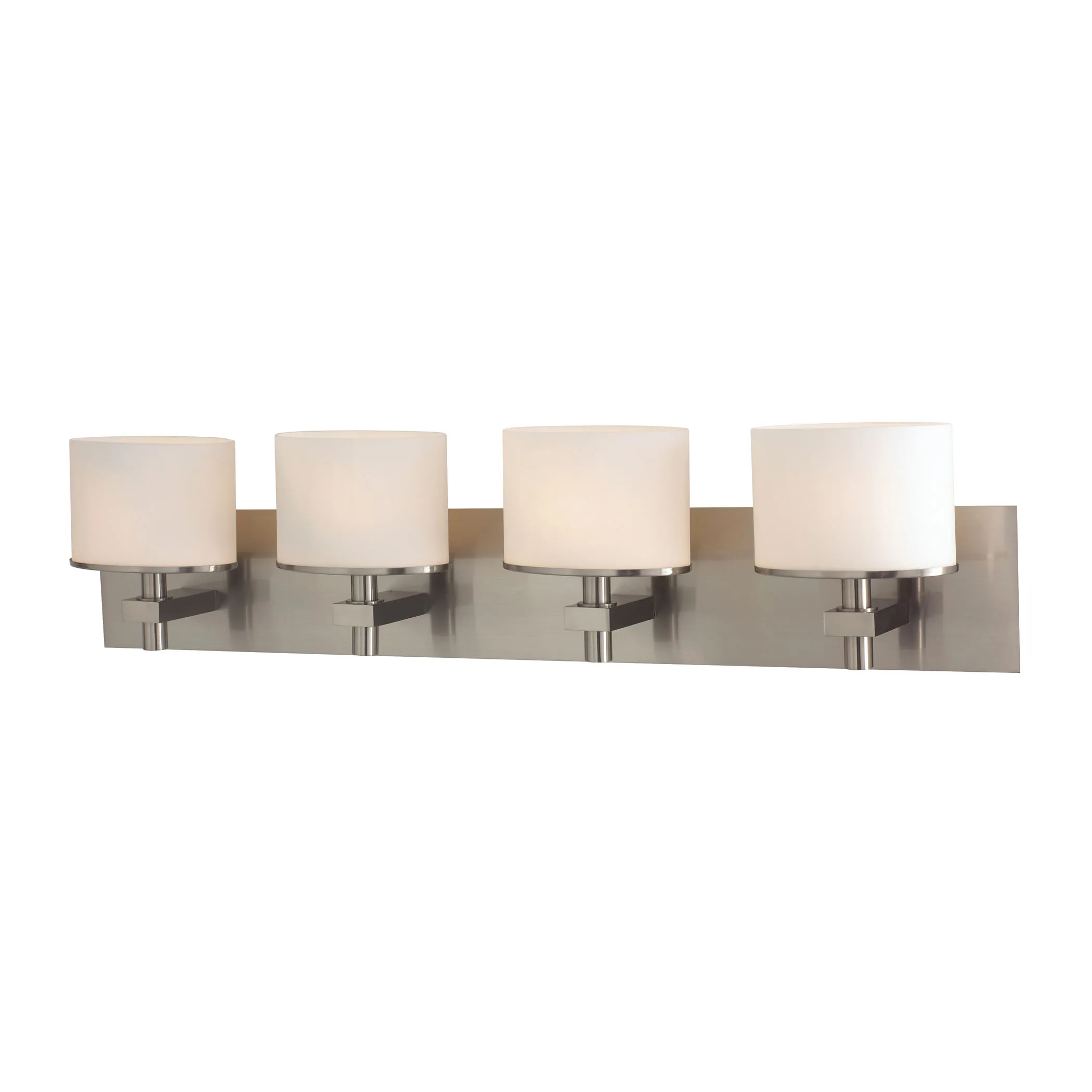 Ombra 34" Wide 4-Light Vanity Light - Satin Nickel