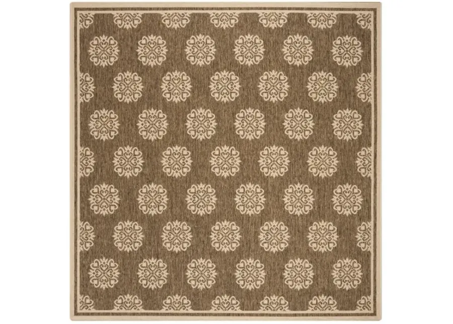 LINDEN 181 Collection LND181B-6SQ Beige / Cream 6'-7" X 6'-7" Square