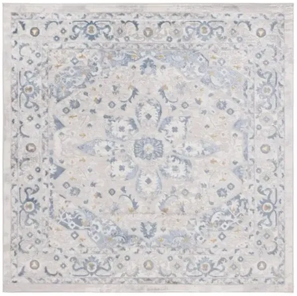 PALMA 314  Blue 6'-7' X 6'-7' Square Square Rug