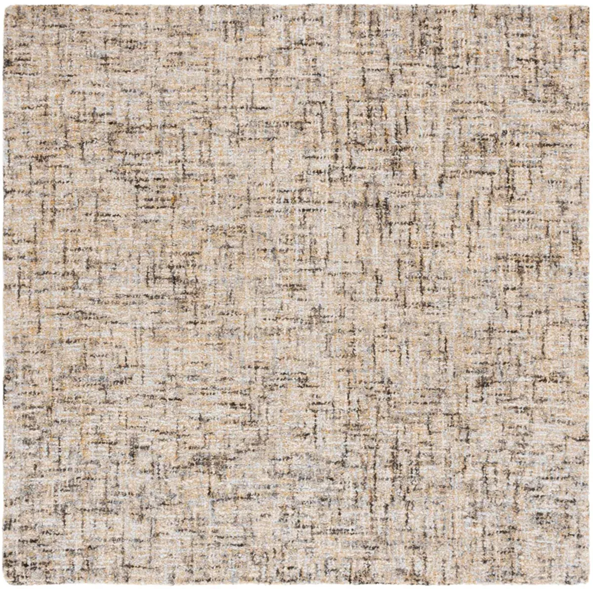 ABSTRACT Hand Tufted 6' x 6' Square area rug