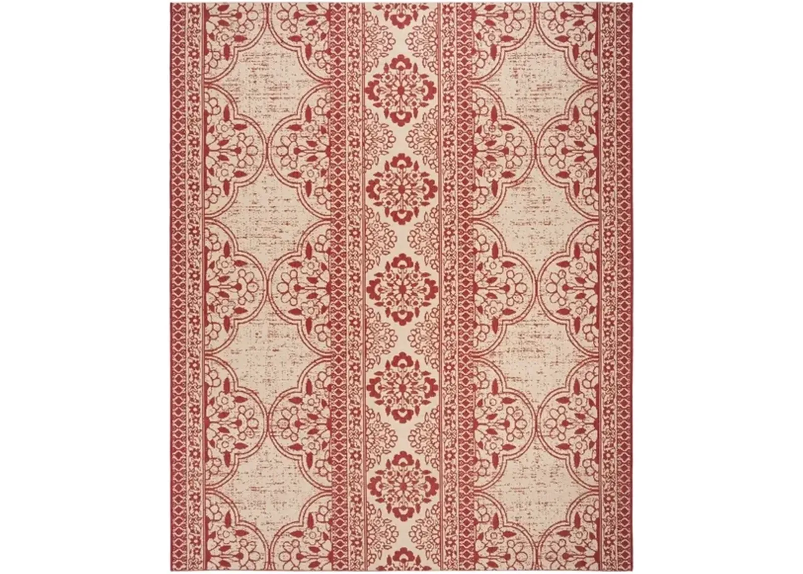 LINDEN 174 Collection LND174Q-9 Red / Creme 9' X 12'