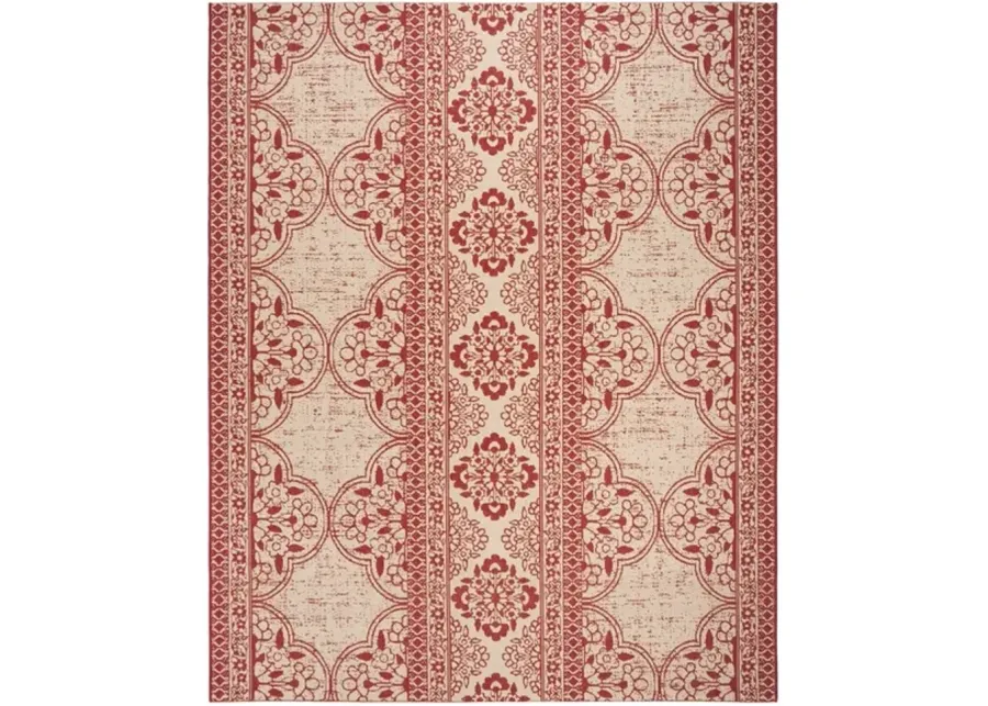 LINDEN 174 Collection LND174Q-9 Red / Creme 9' X 12'