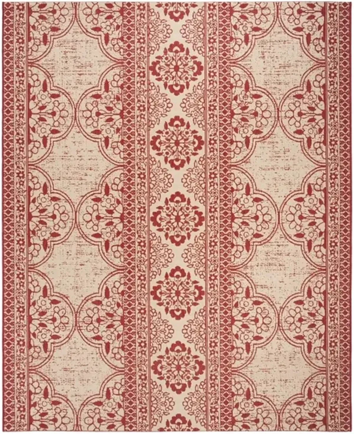 LINDEN 174 Collection LND174Q-9 Red / Creme 9' X 12'