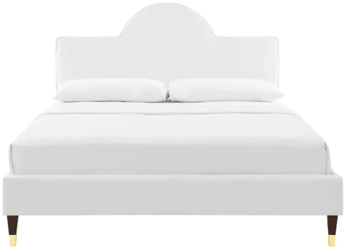 Aurora Performance Velvet King Bed