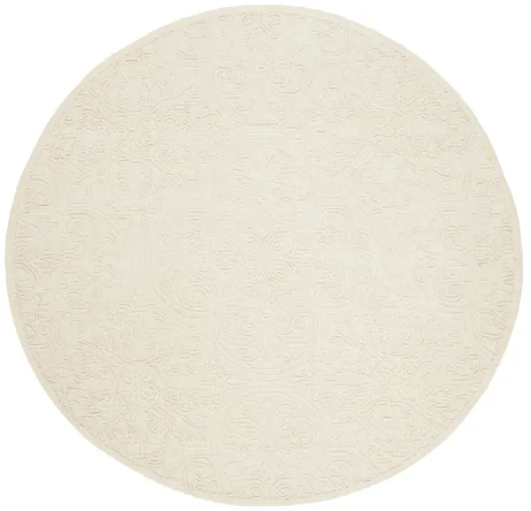 MARTHA STEWART Hand Tufted 4' x 4' Round area rug