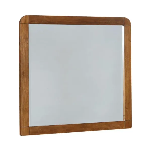 Abdullah Rectangular Dresser Mirror Dark Walnut