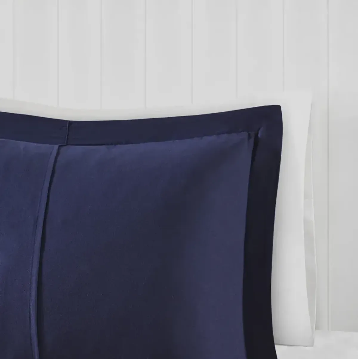 Madison Park Essentials Parkston Navy 3M Scotchgard Down Alternative All Season Comforter Set