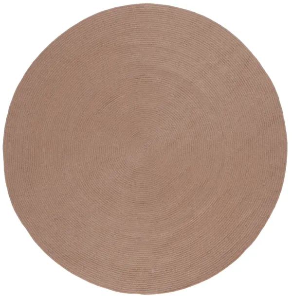 BRAIDED Hand Woven 7' x 7' Round area rug