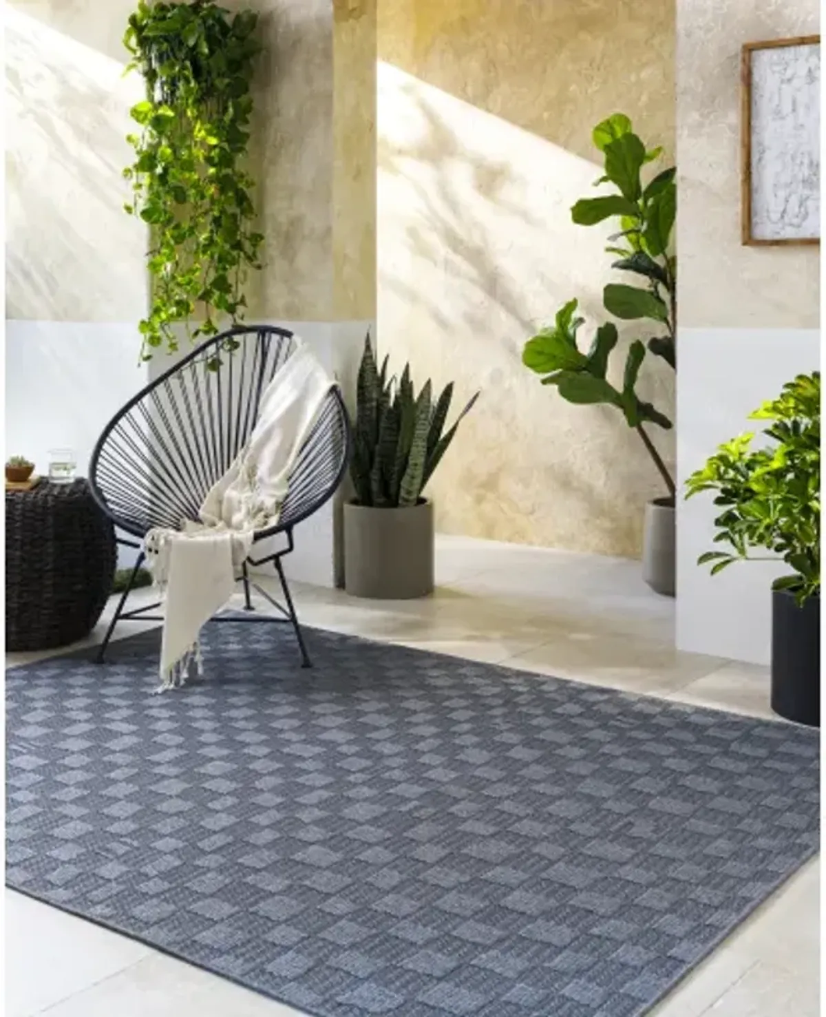 Sandra SDR-2316 5'3" x 7' Machine Woven Rug