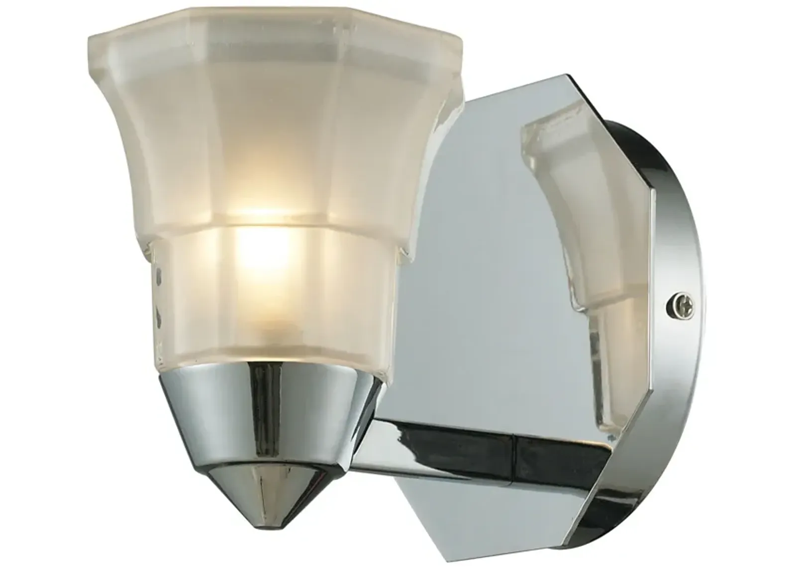 Deco 5'' Wide 1-Light Vanity Light - Polished Chrome