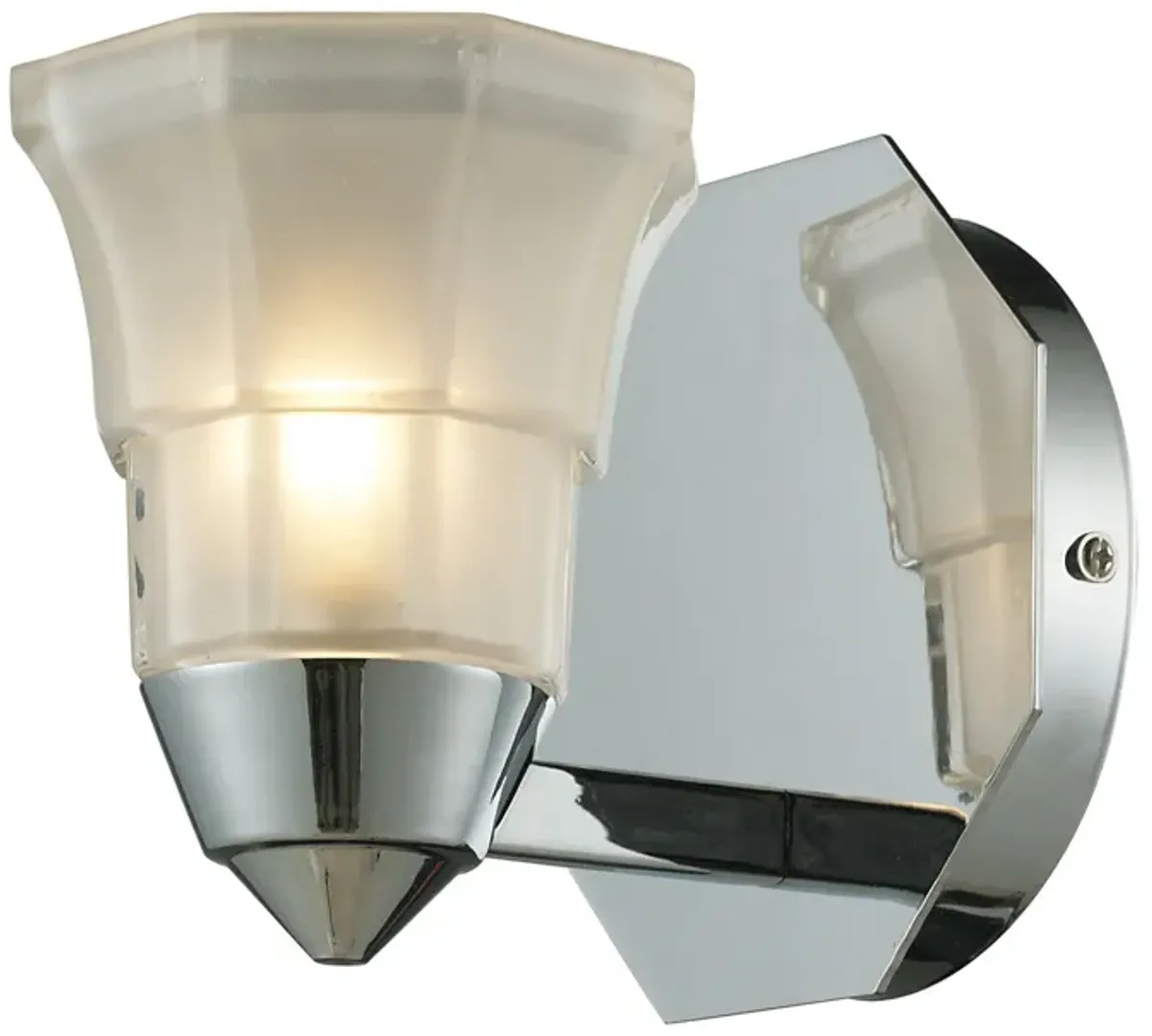 Deco 5'' Wide 1-Light Vanity Light - Polished Chrome