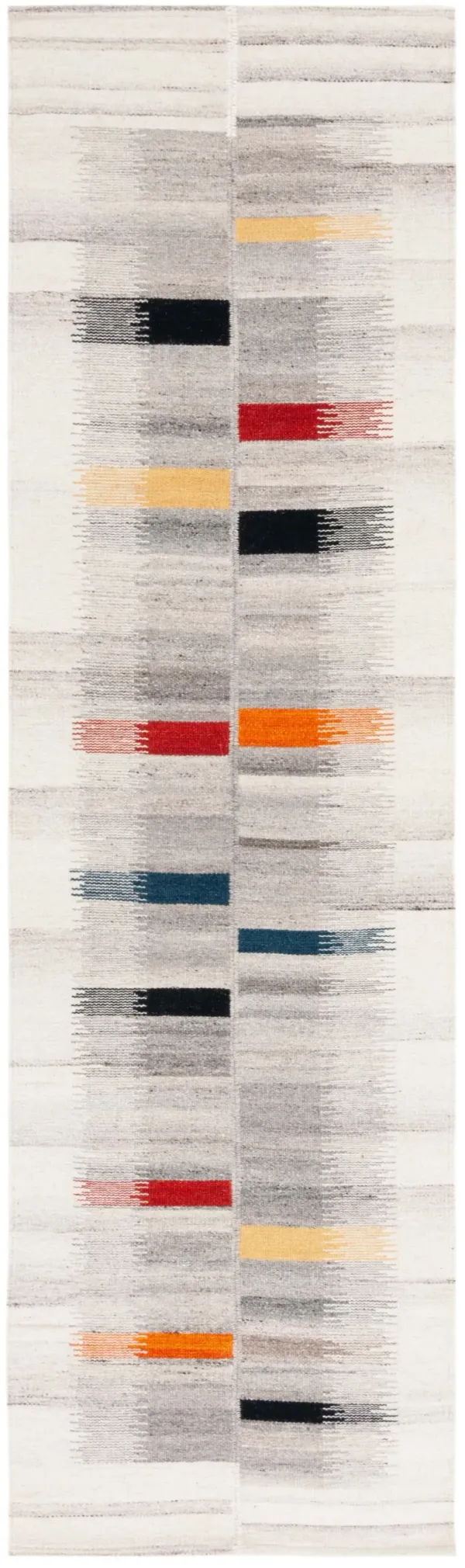 KILIM 976 IVORY  2'-3' x 8' Runner Rug