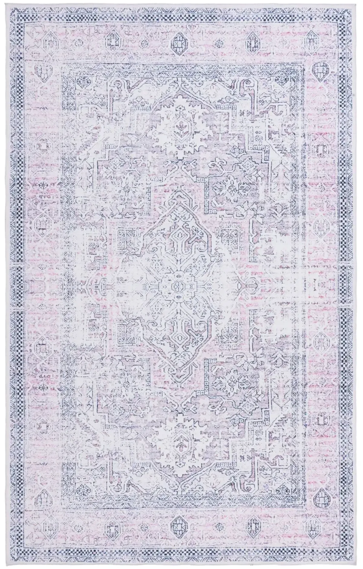 ARIZONA 223 PINK  5' x 8' Medium Rectangle Rug