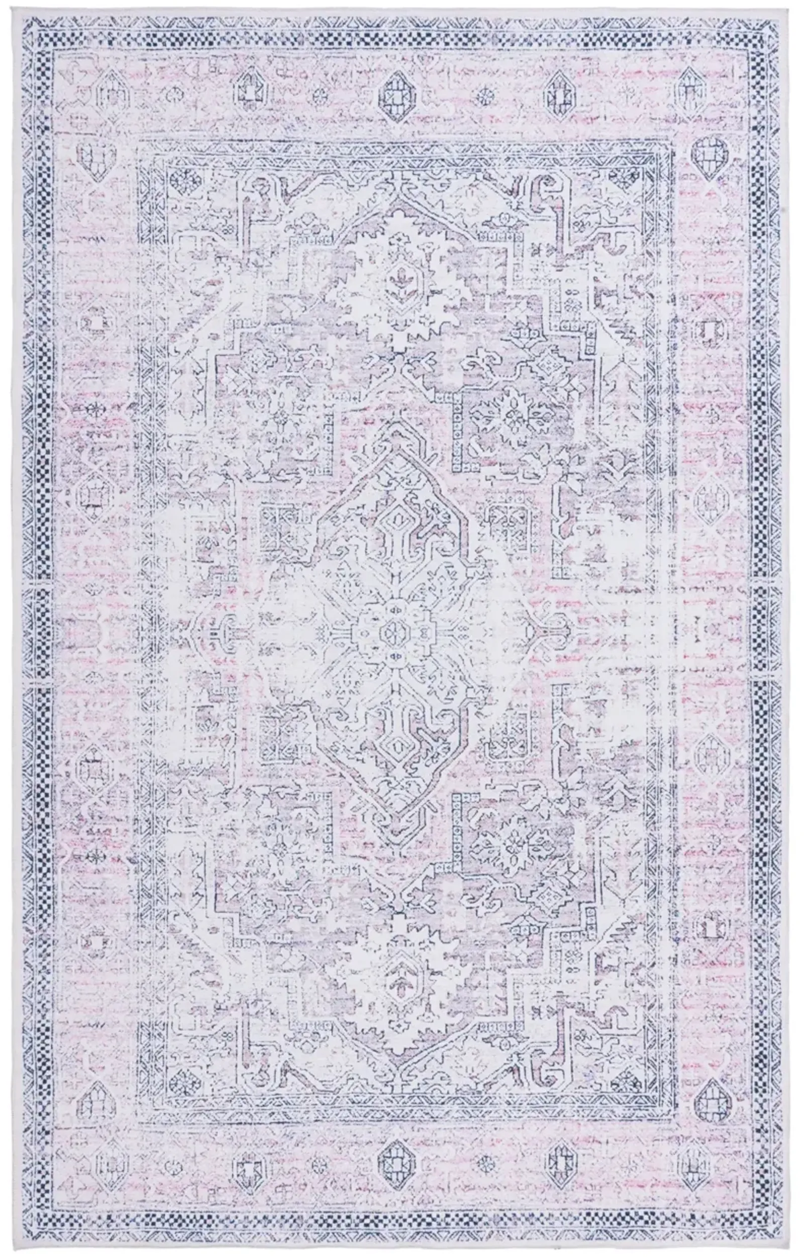 ARIZONA 223 PINK  5' x 8' Medium Rectangle Rug