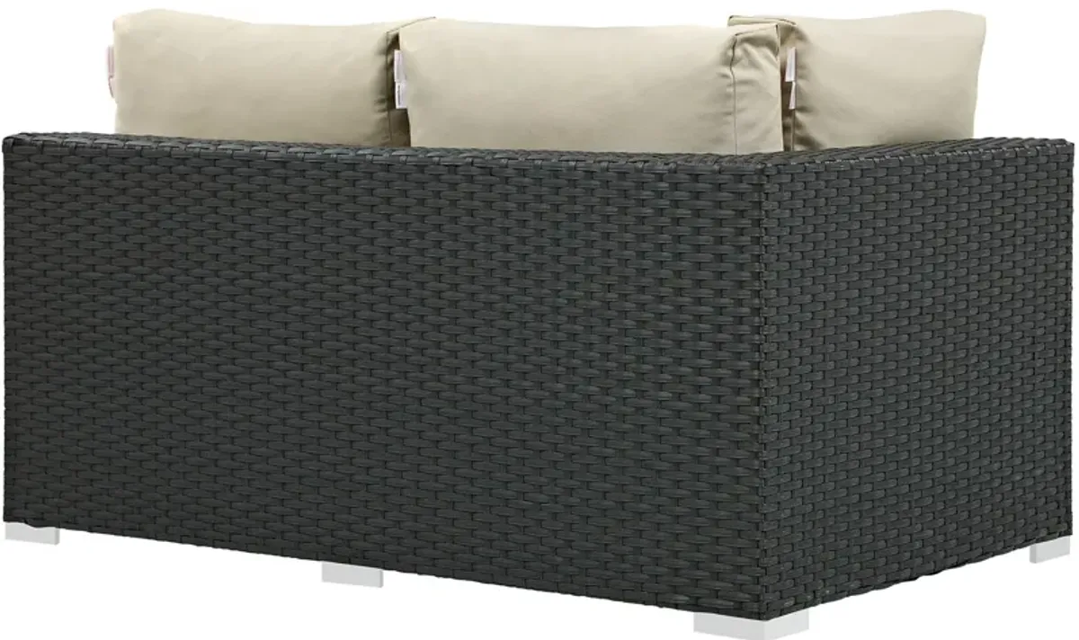 Sojourn Outdoor Patio Sunbrella® Left Arm Loveseat