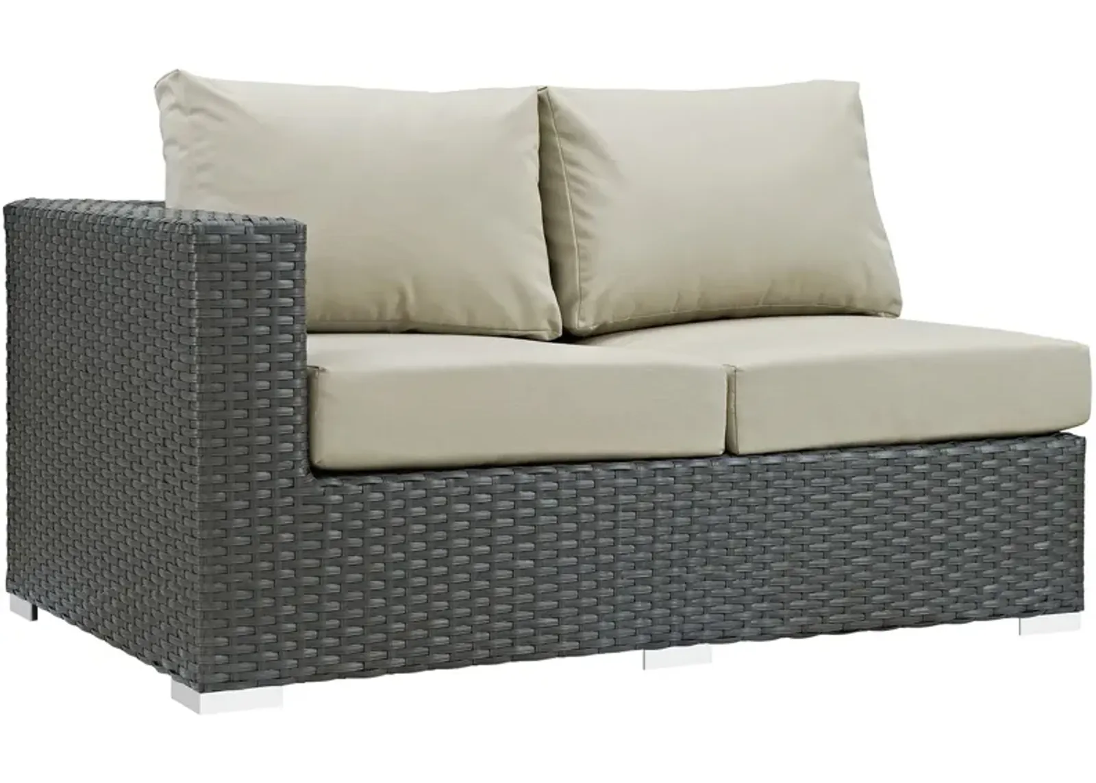 Sojourn Outdoor Patio Sunbrella® Left Arm Loveseat