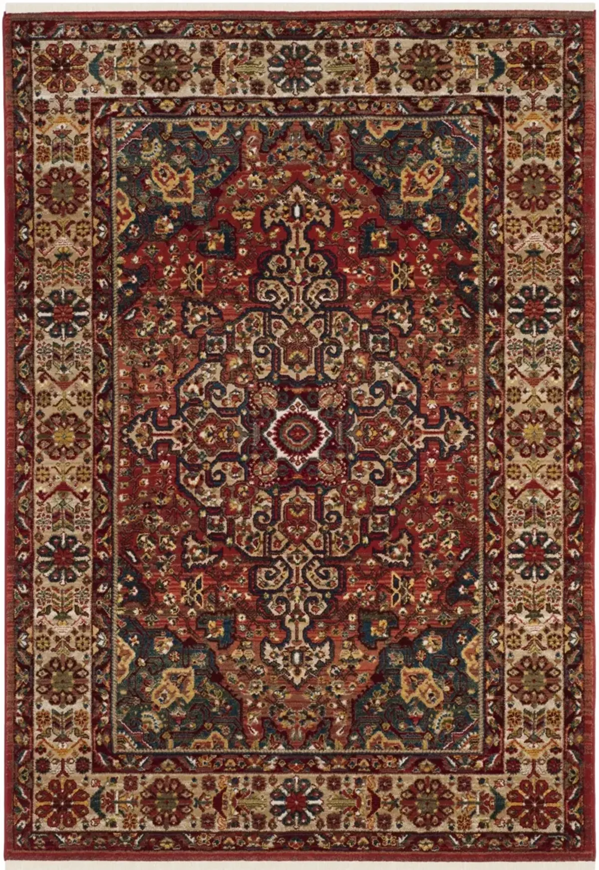 KASHAN 305 RED  10' x 14' Large Rectangle Rug