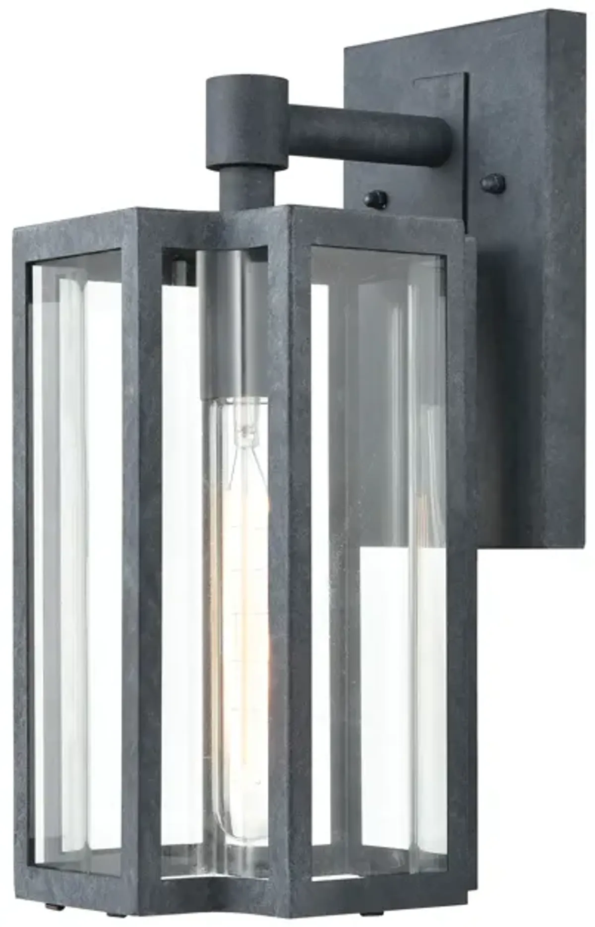 Bianca 13" High 1-Light Outdoor Sconce - Aged Zinc