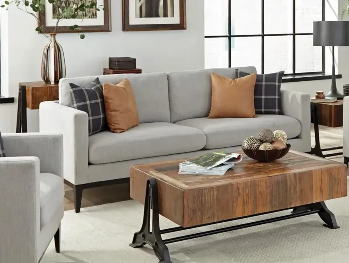 Brandy Cushioned Back Sofa