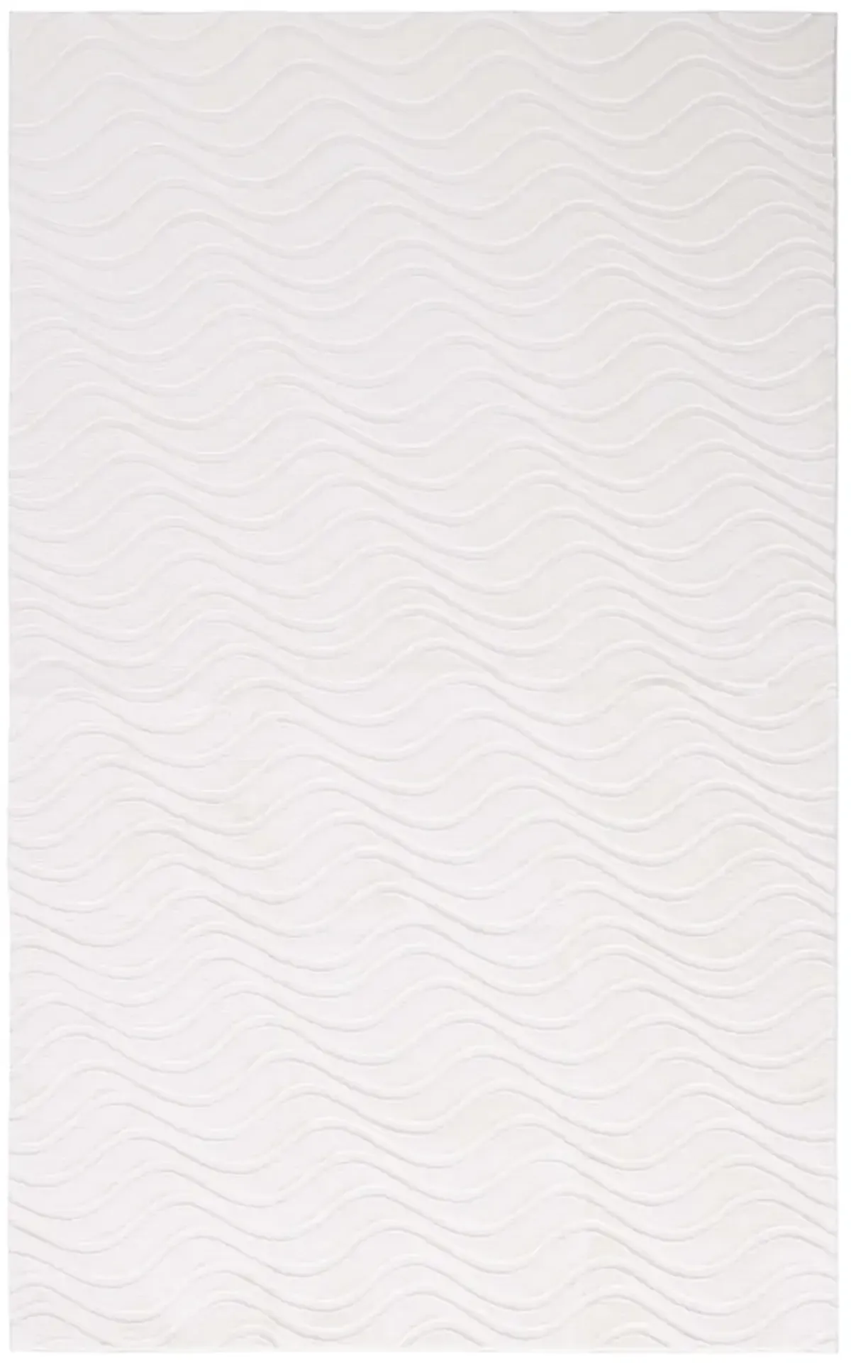 FAUX RABBIT FUR 882 IVORY 6' x 9' Medium Rectangle Rug