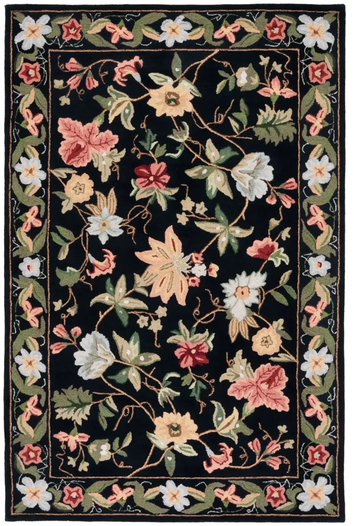 HK311 BLACK 2' x 3' Accent Rug