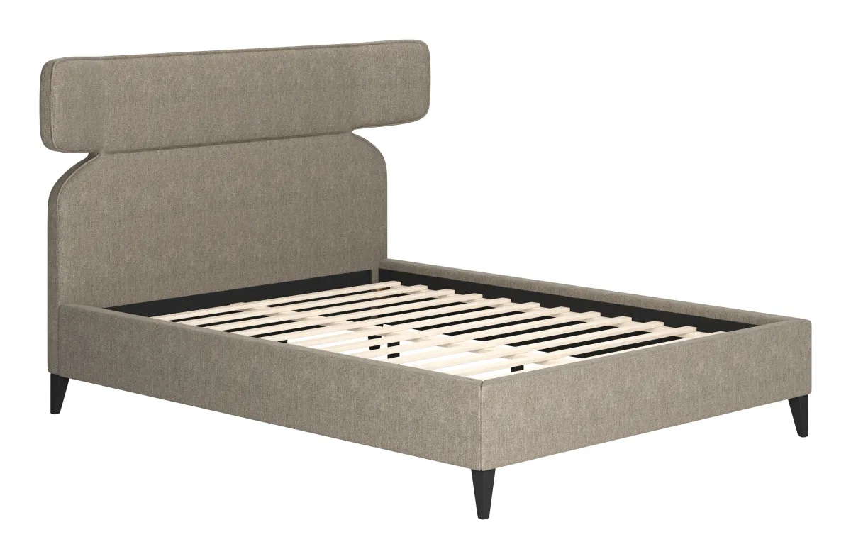 Dusa Queen Bed Olive Brown