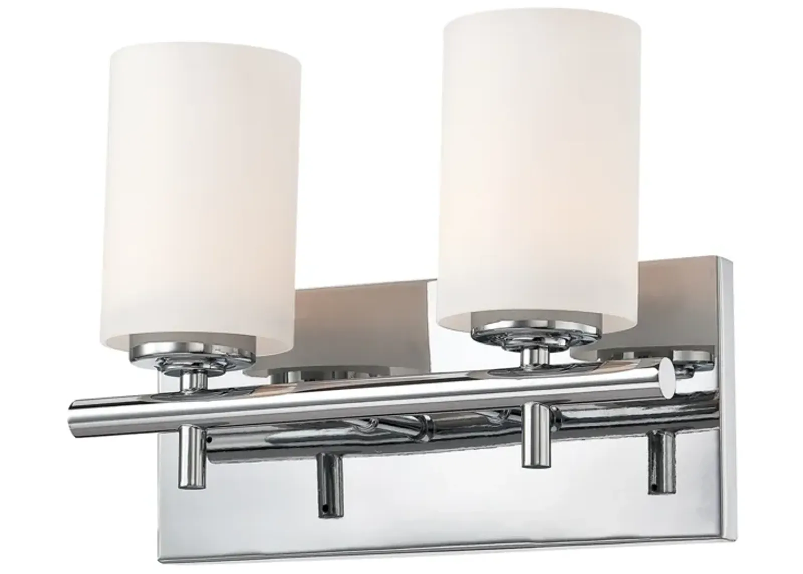 Barro 11.9" Wide 2-Light Vanity Light - Chrome