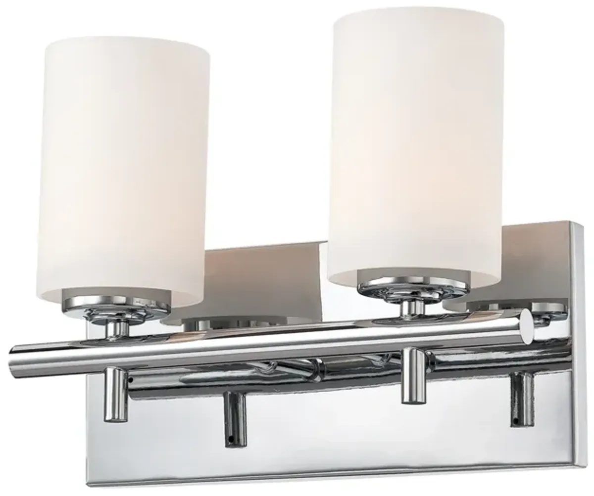 Barro 11.9" Wide 2-Light Vanity Light - Chrome