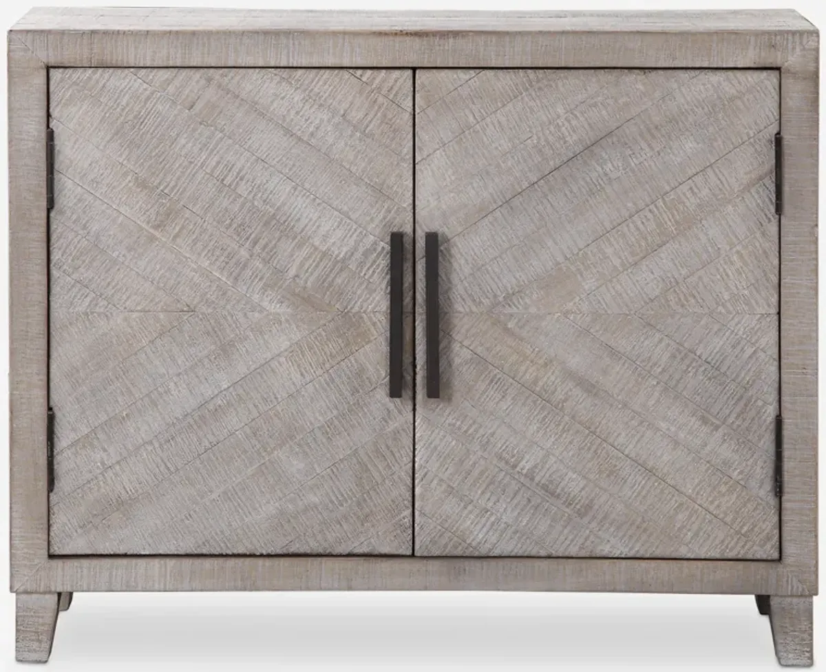 Adalind White Washed Accent Cabinet