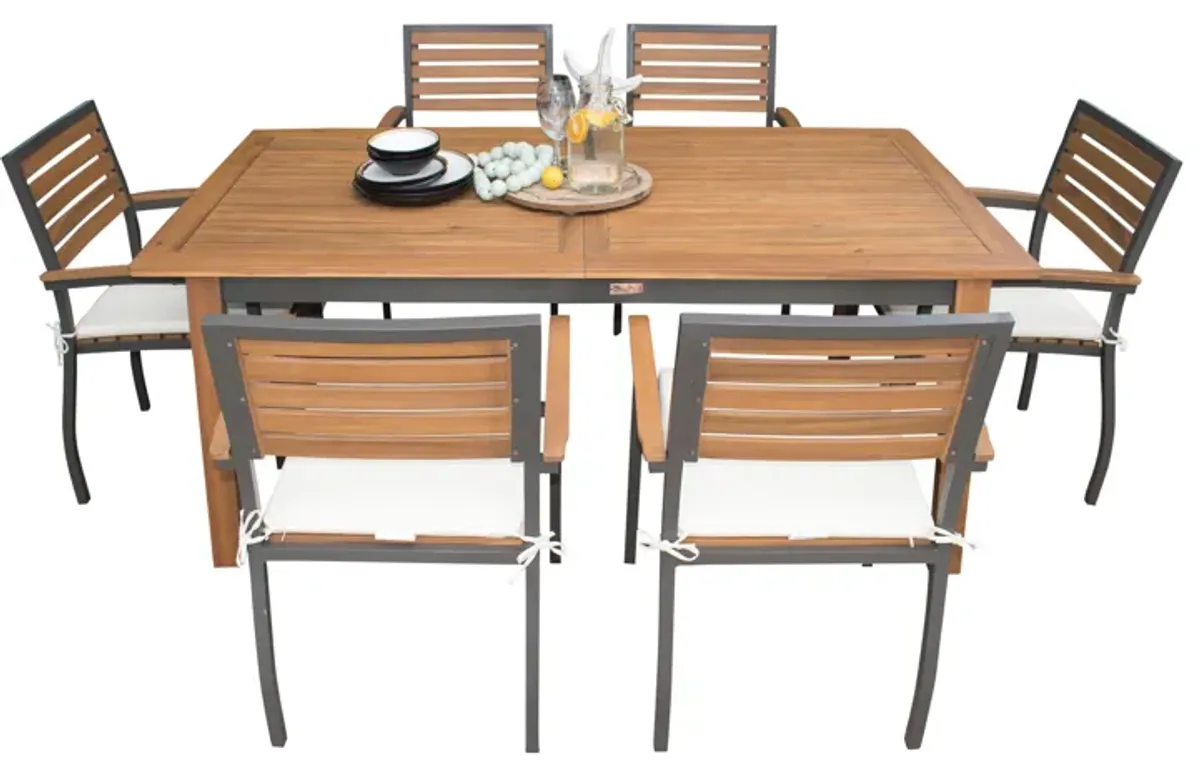 Panama Jack Boca Grande 7-Piece Rectangular Dining Set