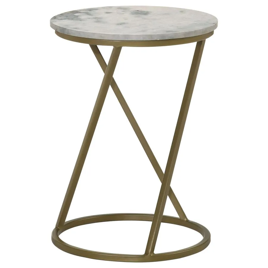 Aaron Round Accent Table