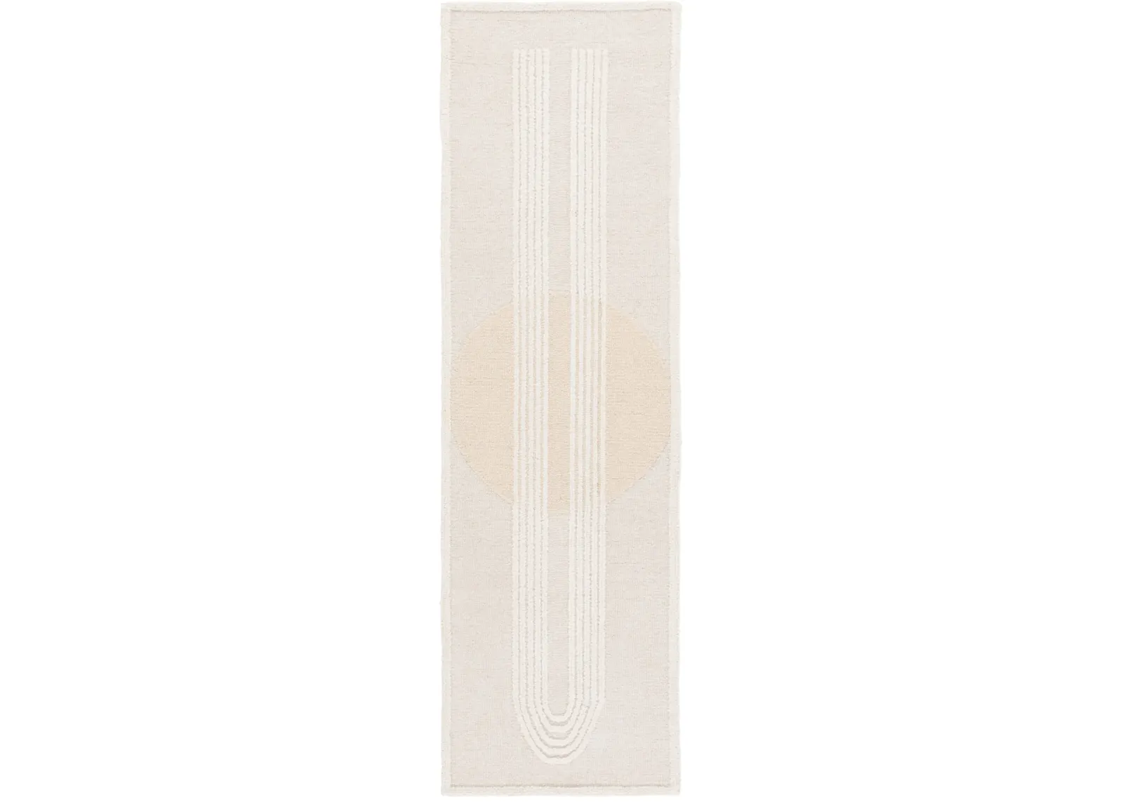 RODEO DRIVE 380 IVORY  2'-3' x 8' Runner Rug