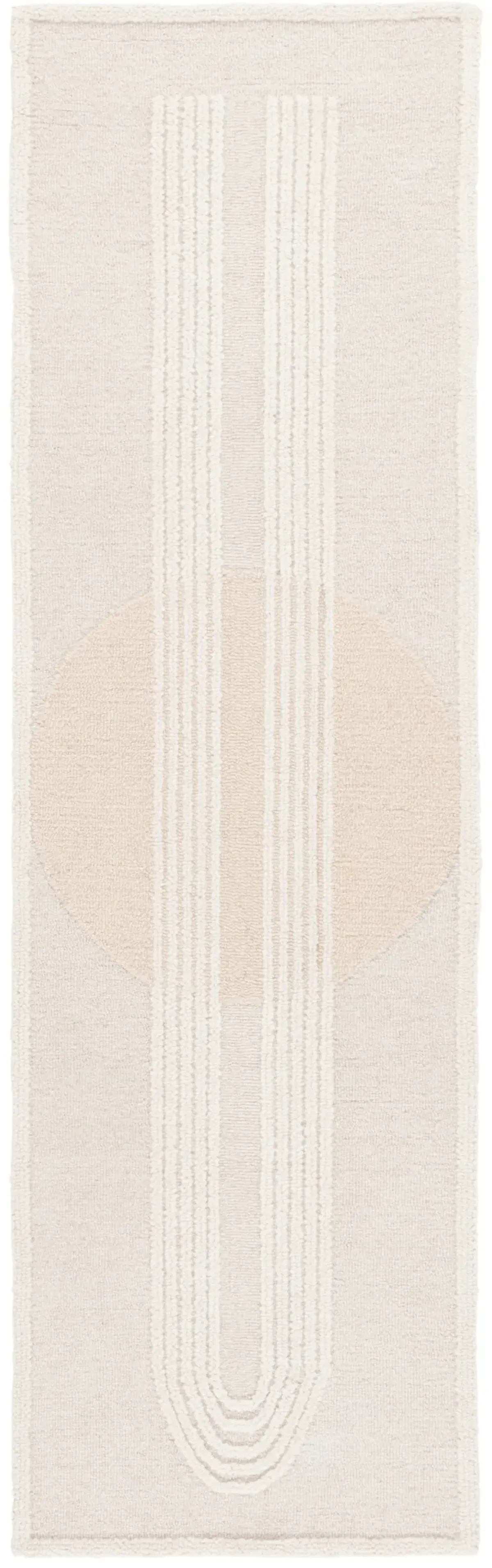 RODEO DRIVE 380 IVORY  2'-3' x 8' Runner Rug