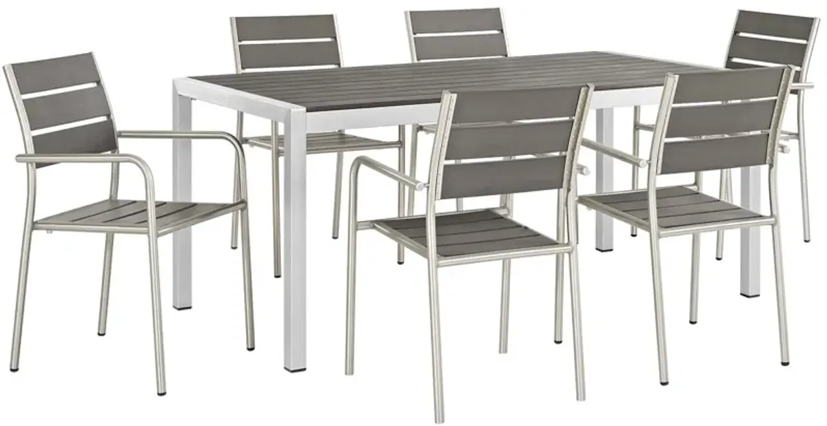 Shore 7-Piece Outdoor Patio Dining Set