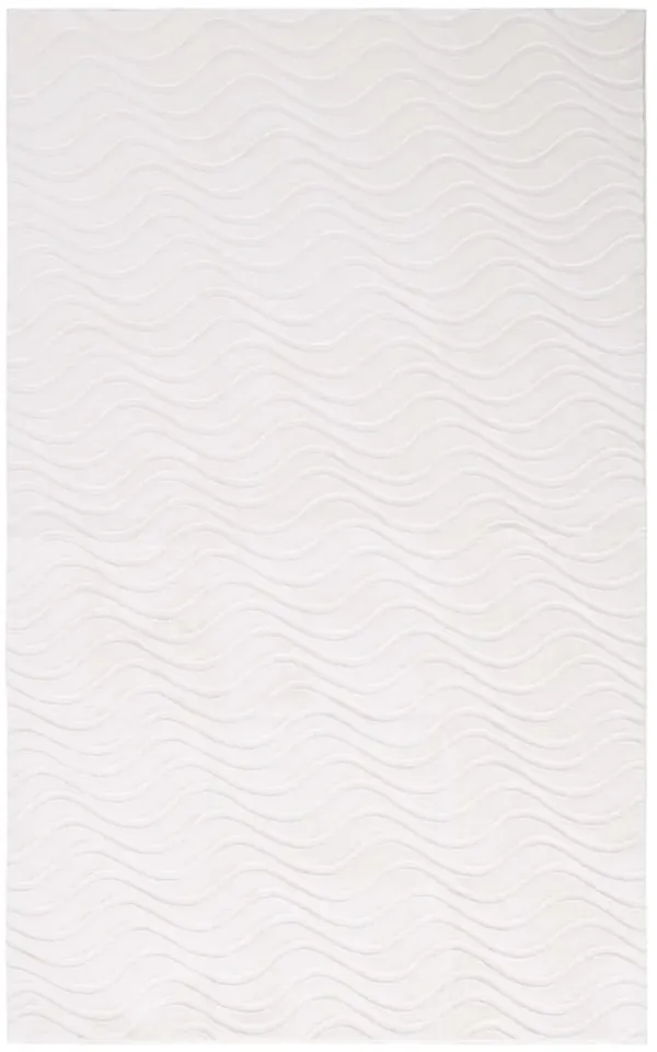 FAUX RABBIT FUR 882 IVORY 6' x 9' Medium Rectangle Rug