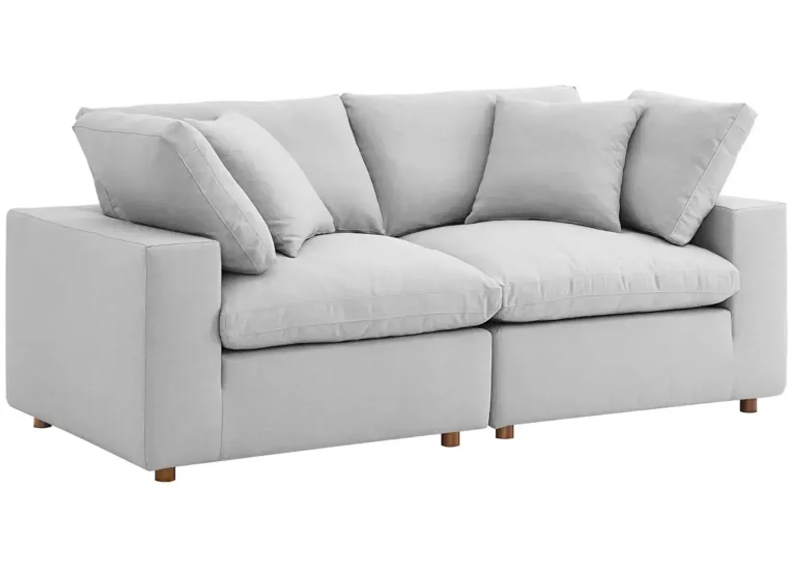 Commix Down Filled Overstuffed 2 Piece  Sofa