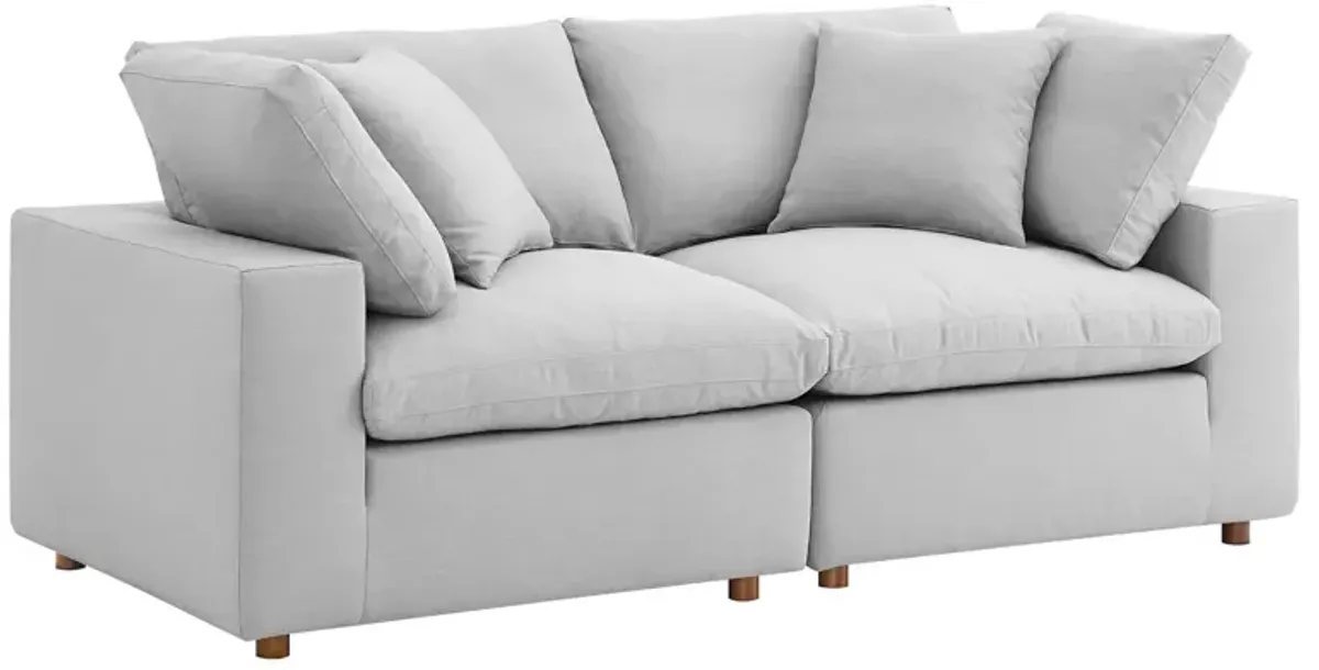 Commix Down Filled Overstuffed 2 Piece  Sofa